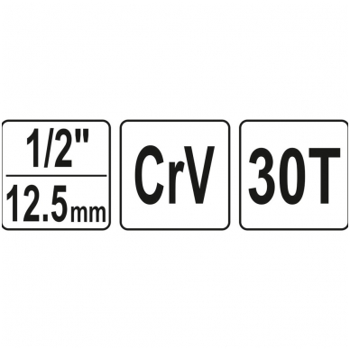 Teršlinis raktas su 1/2" kiauryme 4