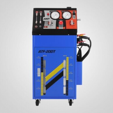 Transmisinio tepalo pakeitimo stotelė su adapteriais 12V