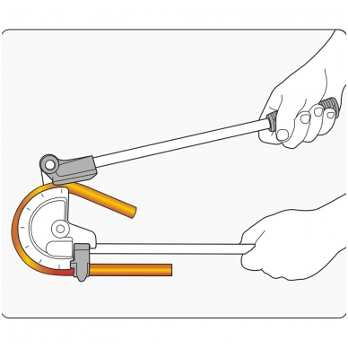 Vamzdžių lankstymo įrankis 18mm. 1